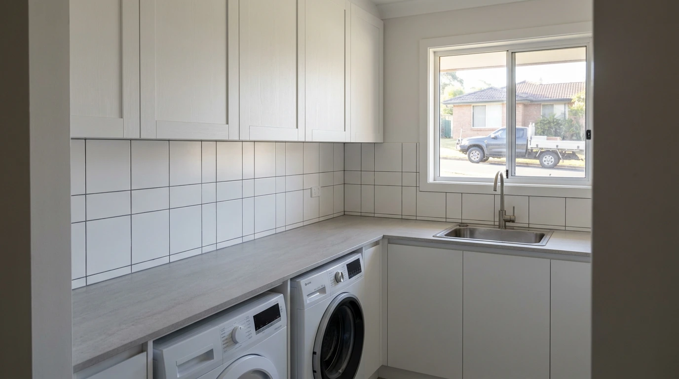 Laundry Renovations by Coastal Joinery, Central Coast NSW